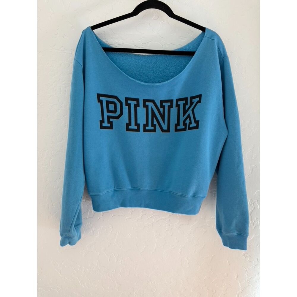 PINK Victoria's Secret Off-Shoulder Sweatshirt